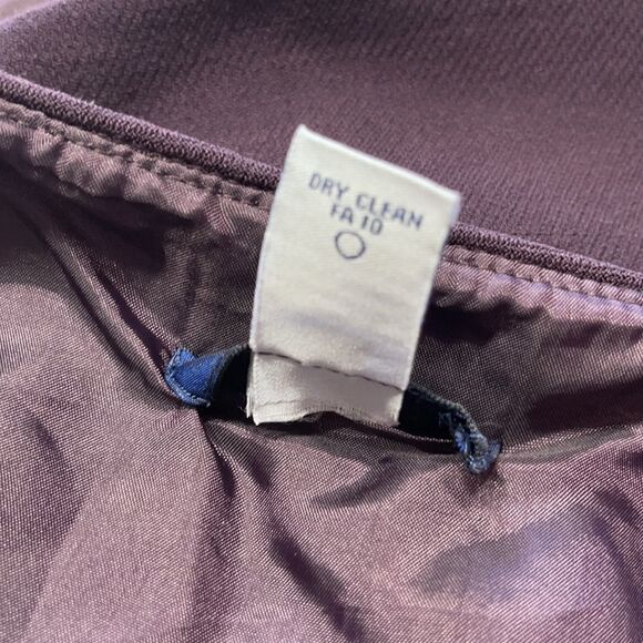 J. CREW 💯% Italian Wool Purple Styled Cap Sleeves Sheath Dress SIZE 4 - Picture 15 of 15